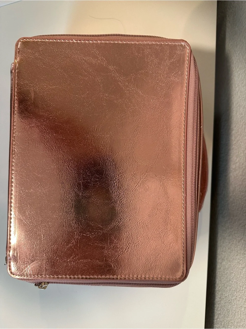 Limited Edition BEIS Rose Gold Metallic Cosmetic Case